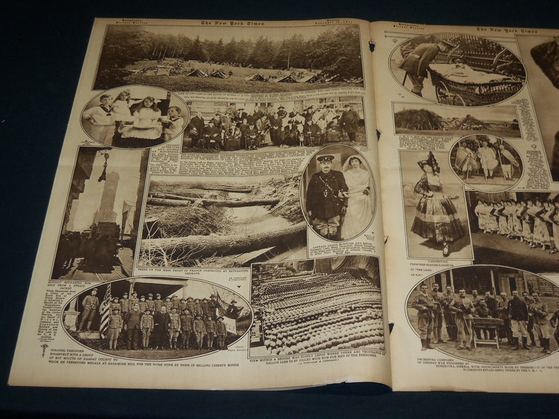 1917 NOVEMBER 11 NEW YORK TIMES PICTURE SECTION - WILSON AT PRINCETON - NT 9375