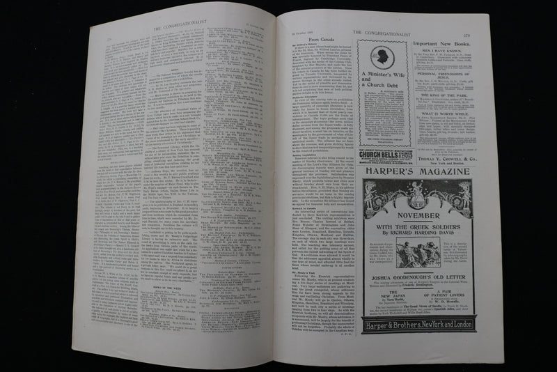 1897 OCTOBER 21 THE CONGREGATIONALIST MAGAZINE - REV. CHARLES M. LAMSON - K 2348