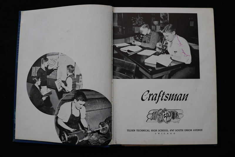 1950 THE CRAFTSMAN TILDEN TECHNICAL HIGH SCHOOL YEARBOOK - CHICAGO, IL - YB 3518
