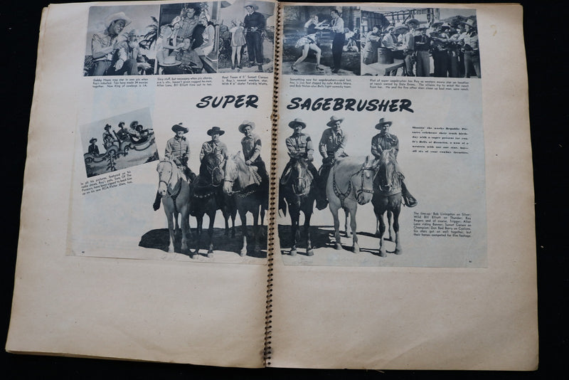 TELEVISION AND COWBOYS SCRAPBOOK - E 24947