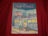 1987 DECEMBER 7 NEW YORKER MAGAZINE FRONT COVER ONLY - GREAT ART FOR FRAMING