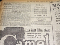 1920 MAY 29 NEW YORK TIMES - GOVERNOR ALLEN AND GOMPERS DEBATE- NT 8679