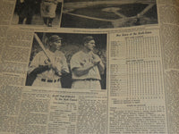 1943 WORLD SERIES YANKEES DEFEAT CARDINALS NEW YORK TIMES LOT OF 6 - NT XXXX