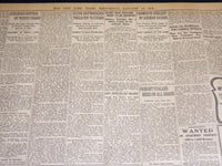 1918 JANUARY 16 NEW YORK TIMES - MAY HALT SOME INDUSTRIES 10 DAYS - NT 7925
