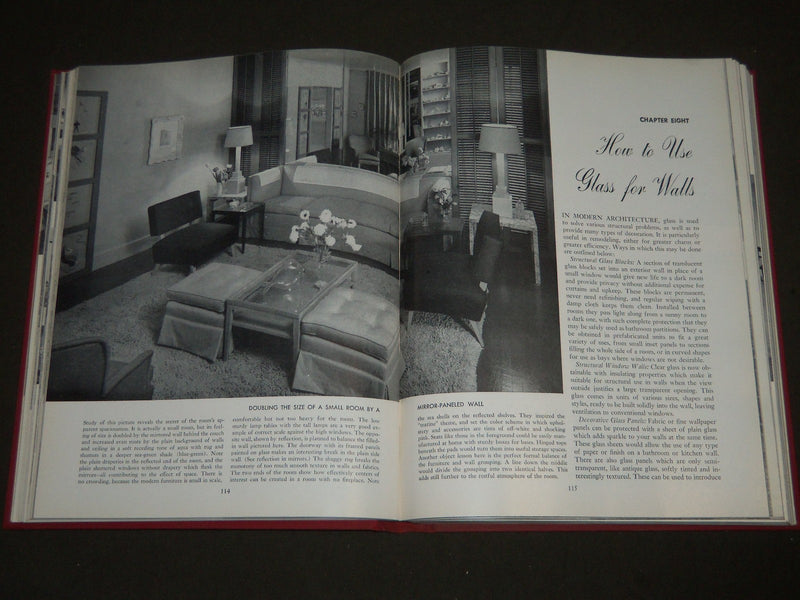 THE COMPLETE BOOK OF INTERIOR DECORATING BY MARY DERIEUX - NICE PHOTOS - KD 3752