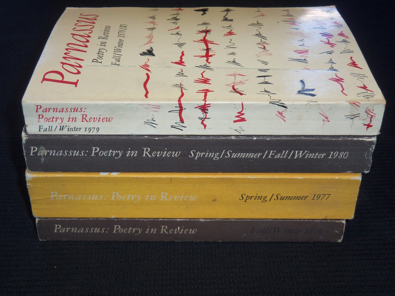 1976-1980 PARNASSUS POETRY IN REVIEW MAGAZINES LOT OF 4 - SOFTCOVER - KD 5295F