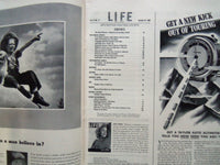 1940 OCTOBER 21 LIFE MAGAZINE - SWEATERS IN FASHION - L 205