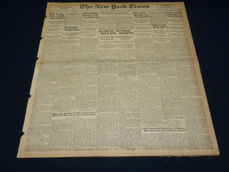 1923 FEBRUARY 22 NEW YORK TIMES - BOGUS MONEY PLOT THAT COST MILLIONS - NT 7994