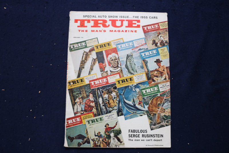 1955 JANUARY TRUE, MAN'S MAGAZINE - MARILYN MONROE - SEVEN YEAR ITCH - E 12965