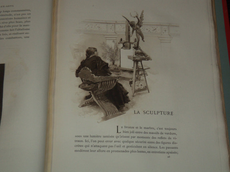 1890 SALON DE MAURICE HAMEL PLANCHES EN PHOTOGRAVURE VOLUME - KD 1380B
