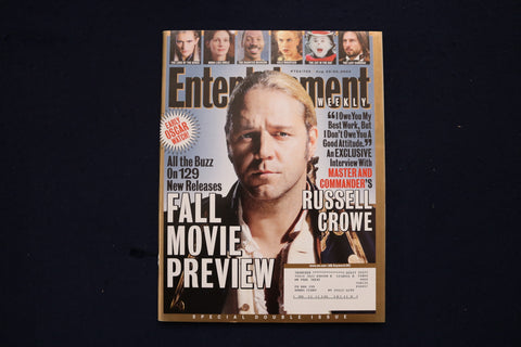 2003 AUGUST 22-29 ENTERTAINMENT WEEKLY MAGAZINE - RUSSELL CROWE COVER - E 18207