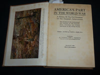 1919 AMERICA'S PART IN THE WORLD WAR HARDCOVER BOOK - PERSHING - KD 6621