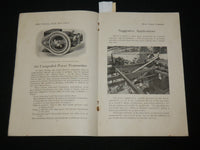 1900'S MORSE SILENT RUNNING HIGH SPEED CHAINS CATALOGUE NO. 7 - J 6572