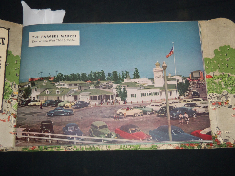 1950'S FARMERS MARKET LOS ANGELES SOUVENIR PROGRAM - J 8714
