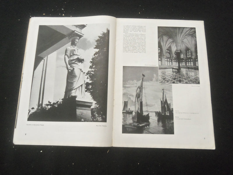 1934 GERMANY MAGAZINE - NO. 7 - NICE ILLUSTRATED COVER - ENGLISH TEXT - B 1140G