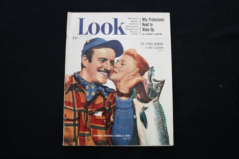 1949 AUGUST 2 LOOK MAGAZINE - GINGER ROGERS COVER - E 10169