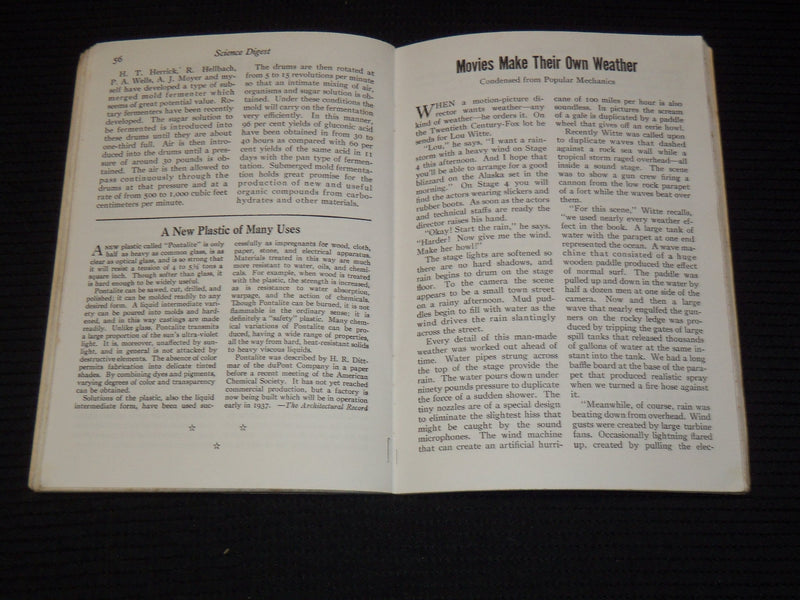 1937-1945 SCIENCE DIGEST MAGAZINE LOT OF 7 ISSUES - WR 55G