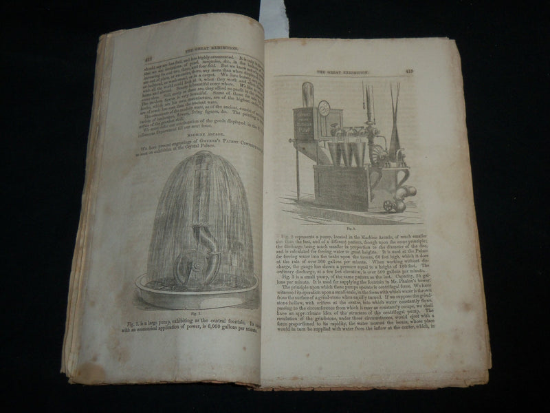 1854 THE PLOUGH MAGAZINES LOT OF 2 ISSUES - NICE ILLUSTRATIONS - J 6703