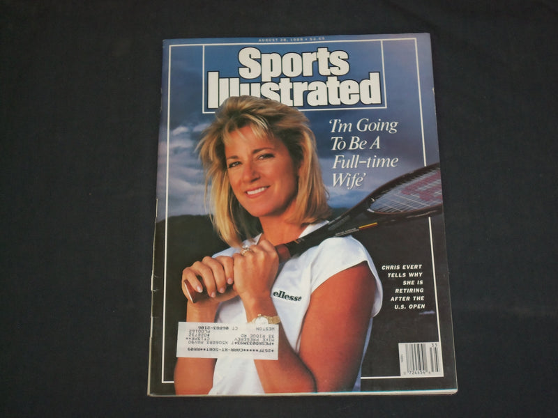 1989 AUGUST 28 SPORTS ILLUSTRATED MAGAZINE - CHRIS EVERT COVER - SP 9161