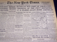 1944 MARCH 29 NEW YORK TIMES - RUSSIANS WIN NIKOLAYEV - NT 3708