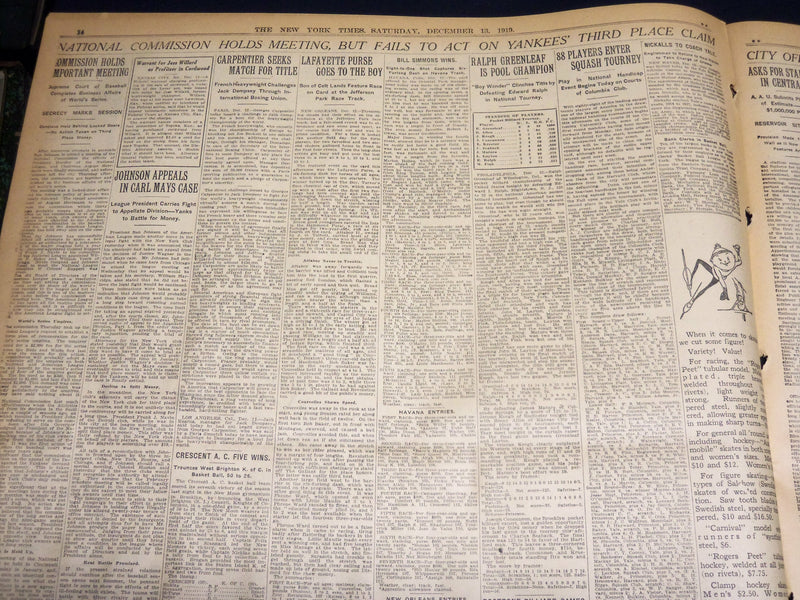 1919 DECEMBER 13 NEW YORK TIMES - WOOLWORTH HEIRS MUST PAY $7,850,000 - NT 7954