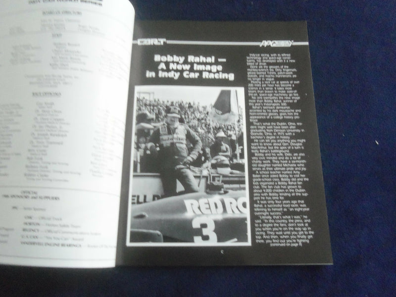 1986 JULY 4-6 BUDWEISER CLEVELAND GRAND PRIX RACING PROGRAM - SP 3804D