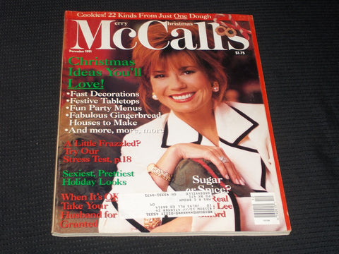 1991 DECEMBER MCCALL'S MAGAZINE - KATHY LEE GIFFORD FRONT COVER - E 671