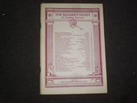 1928 MAY THE READER'S DIGEST SOFTCOVER BOOK - NUMBER 73 - J 9915