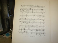 1890's NOEL D'IRLANDE SHEET MUSIC-COVER ILLUSTRATION BY MADELEINE LEMAIRE-B 6688