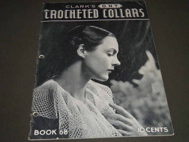 1936 CLARK'S CROCHETED COLLARS BOOK NO. 68 - ST 5128