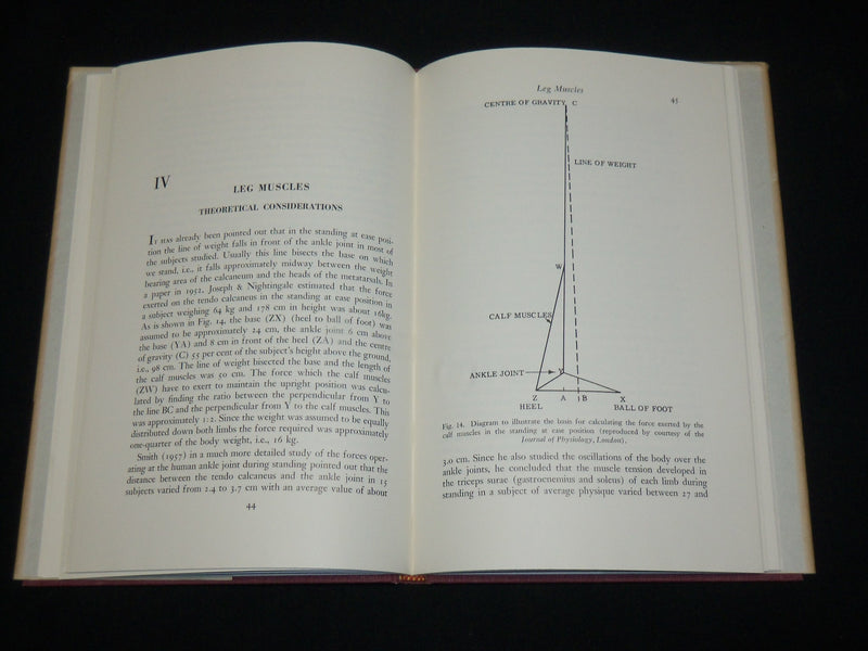 1960 MAN'S POSTURE ELECTROMYOGRAPHIC STUDIES BOOK BY J. JOSEPH, M. D. - KD 6361