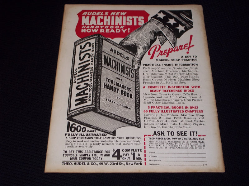 1942 MAY 12 PIC MAGAZINE - PAT OGDEN FRONT COVER - E 20535
