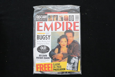 1992 APRIL EMPIRE MAGAZINE - WARREN BEATTY & ANNETTE BENNING COVER - E 24119