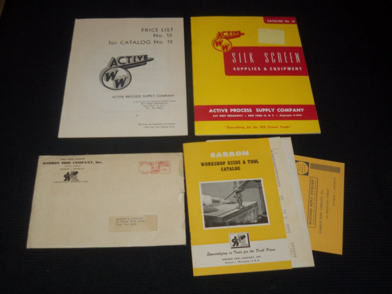1950'S-1960'S CATALOGS WITH ENVELOPES LOT OF 15 ISSUES - O 2930I