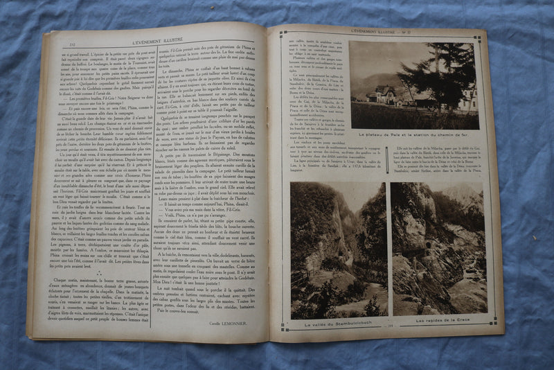 1916 MARCH 25 L'EVENEMENT MAGAZINE-EN HOLLANDE DES PROJECTILES- FRENCH - NP 8649