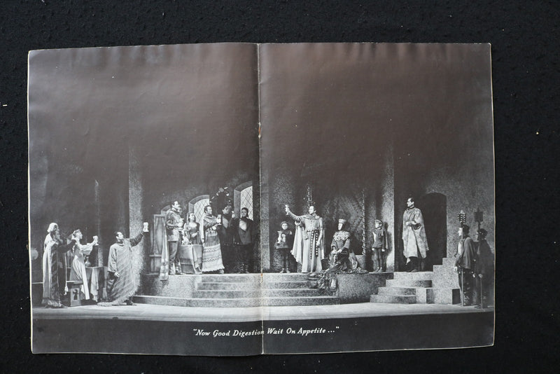 1940'S MAURICE EVANS PRESENTS MACBETH PROGRAM - SIGNED - K 2950