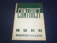 1963 CONTRAST WAGNER COLLEGE YEARBOOK - STATEN ISLAND, NEW YORK - YB 2397