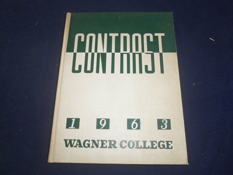 1963 CONTRAST WAGNER COLLEGE YEARBOOK - STATEN ISLAND, NEW YORK - YB 2397