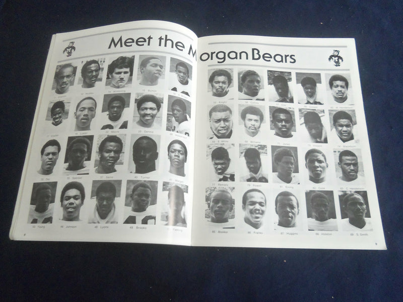 1979 NOV 17 I LOVE MORGAN DAY FOOTBALL PROGRAM-MORGAN ST VS HOWARD UNIV-SP 1214E