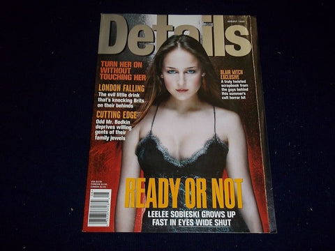 1999 AUGUST DETAILS MAGAZINE - LEELEE SOBIESKI - II 4814