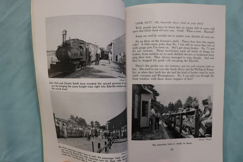 1947 EDAVILLE RAILROAD SOFTCOVER BOOK BY LINWOOD W. MOODY - K 3334
