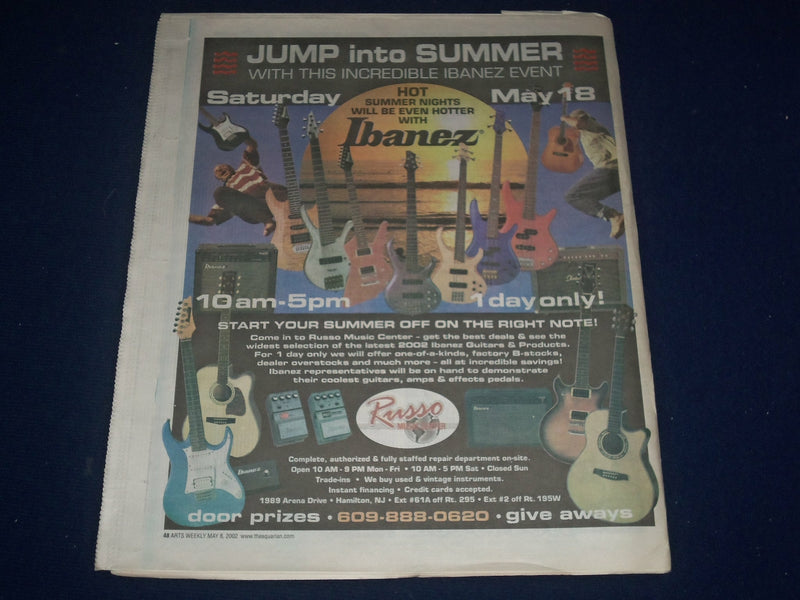 2002 MAY 8-15 AQUARIAN WEEKLY NEWSPAPER - GOMEZ BAND COVER - J 1149