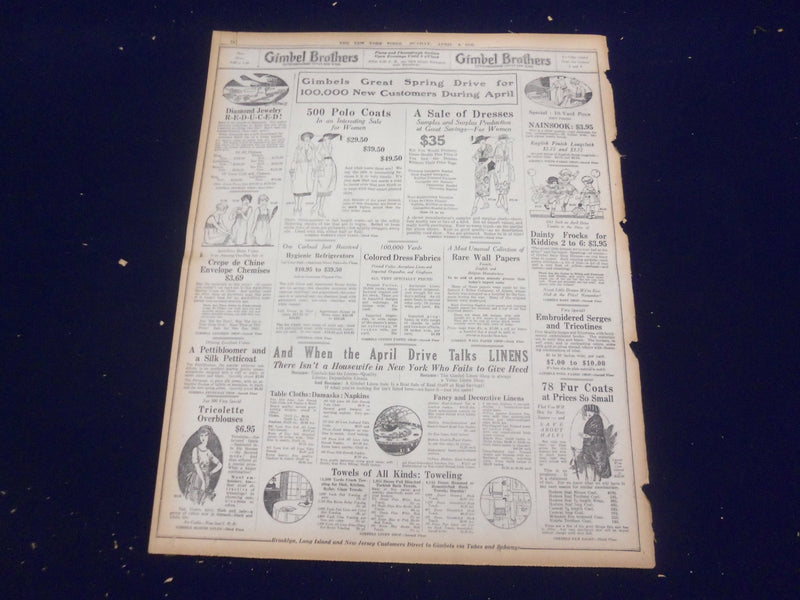 1920 APRIL 4 NEW YORK TIMES - SUE TO ANNUL PICKFORD DIVORSE - NT 8280