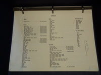 1969-1972 MOSSBERG COMPONENT PARTS LIST LOT OF 2 - SHOTGUNS - RIFLES - KD 805