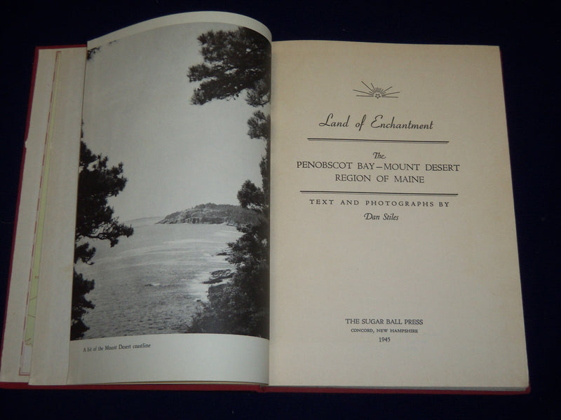 1945 LAND OF ENCHANTMENT PENOBSCOT BAY VOLUME - NICE PHOTOS - KD 3561