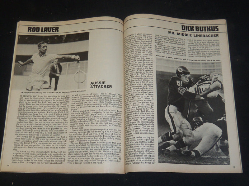 1969 WHO'S BEST IN SPORTS MAGAZINE - WILLIAMS, ALCINDOR, ROSE COVER - SP 2664