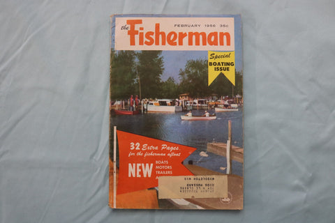 1956 FEBRUARY THE FISHERMAN MAGAZINE - K 3274