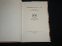 1994 LOVE LYRICS OF ANCIENT EGYPT HARDCOVER BOOK BY BARBARA FOWLER - KD 6921