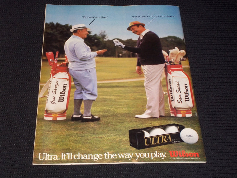 1986 NOVEMBER 7 GOLF WORLD MAGAZINE - JIM THORPE FRONT COVER - E 5536A