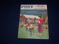 1957 OCTOBER 5 THE SATURDAY EVENING POST MAGAZINE-I CALL ON CLARK GABLE- SP 5672
